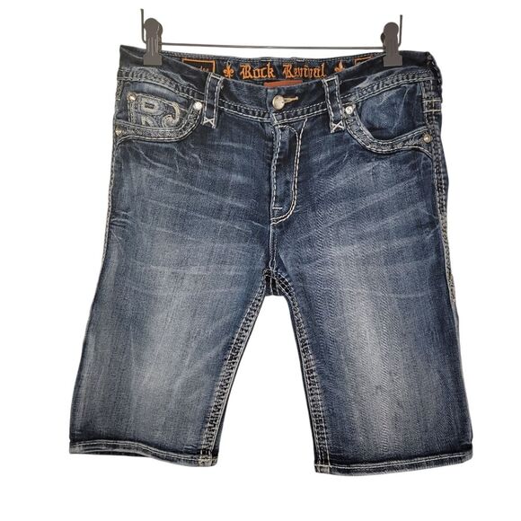 Rock Revival Sundee Easy Bermuda Stretch Short size 30 - Picture 2 of 9